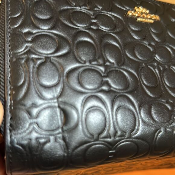 Coach Embossed French Style Long Wallet - Picture 9 of 9